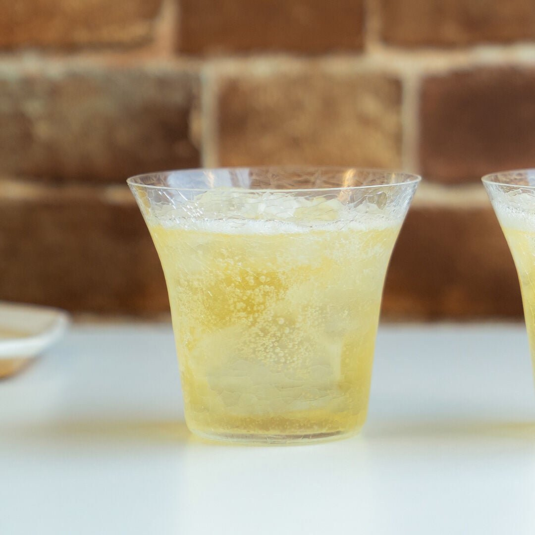 生涯を添い遂げるグラス ROCKタンブラー アイスクラック 杉箱入り