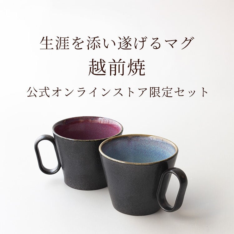 生涯を添い遂げるマグ 越前焼 公式オンラインストア限定セット