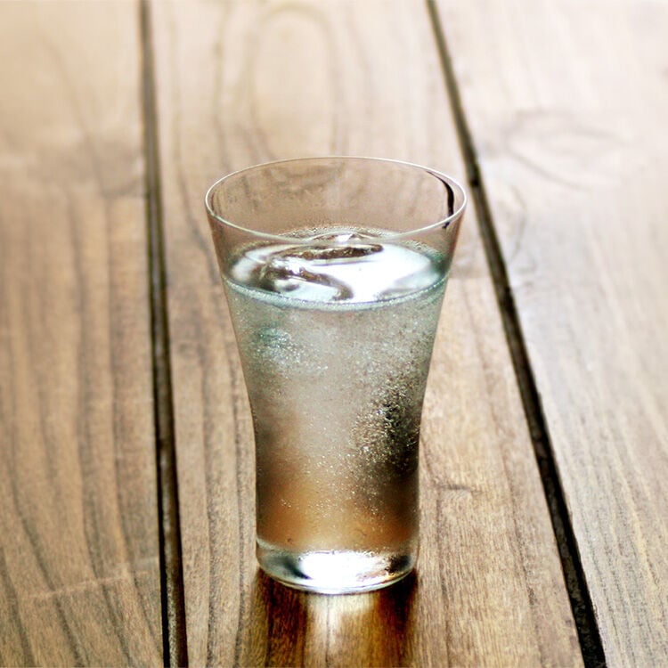 生涯を添い遂げるグラス SAKEタンブラー うす吹き トランスペアレント（透明） 杉箱入り