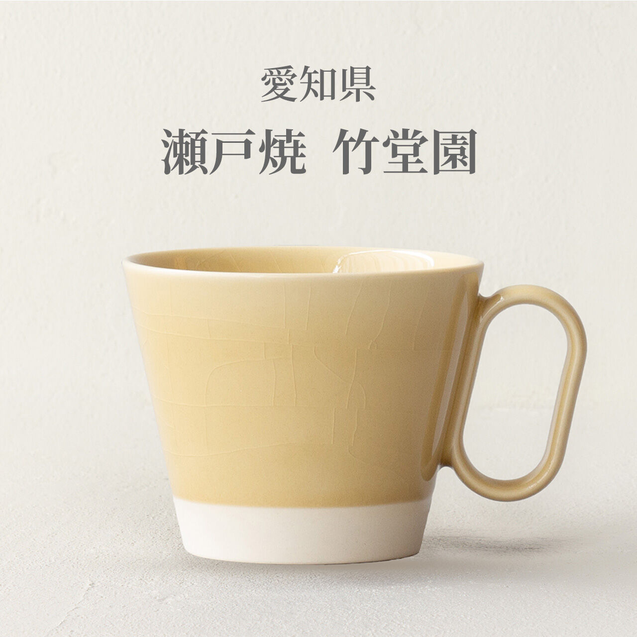 生涯を添い遂げるマグ 瀬戸焼