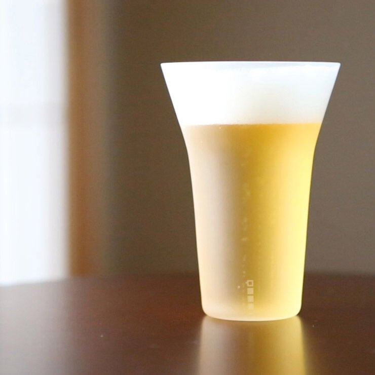 生涯を添い遂げるグラス タンブラー240 うす吹き フロスト 杉箱入り