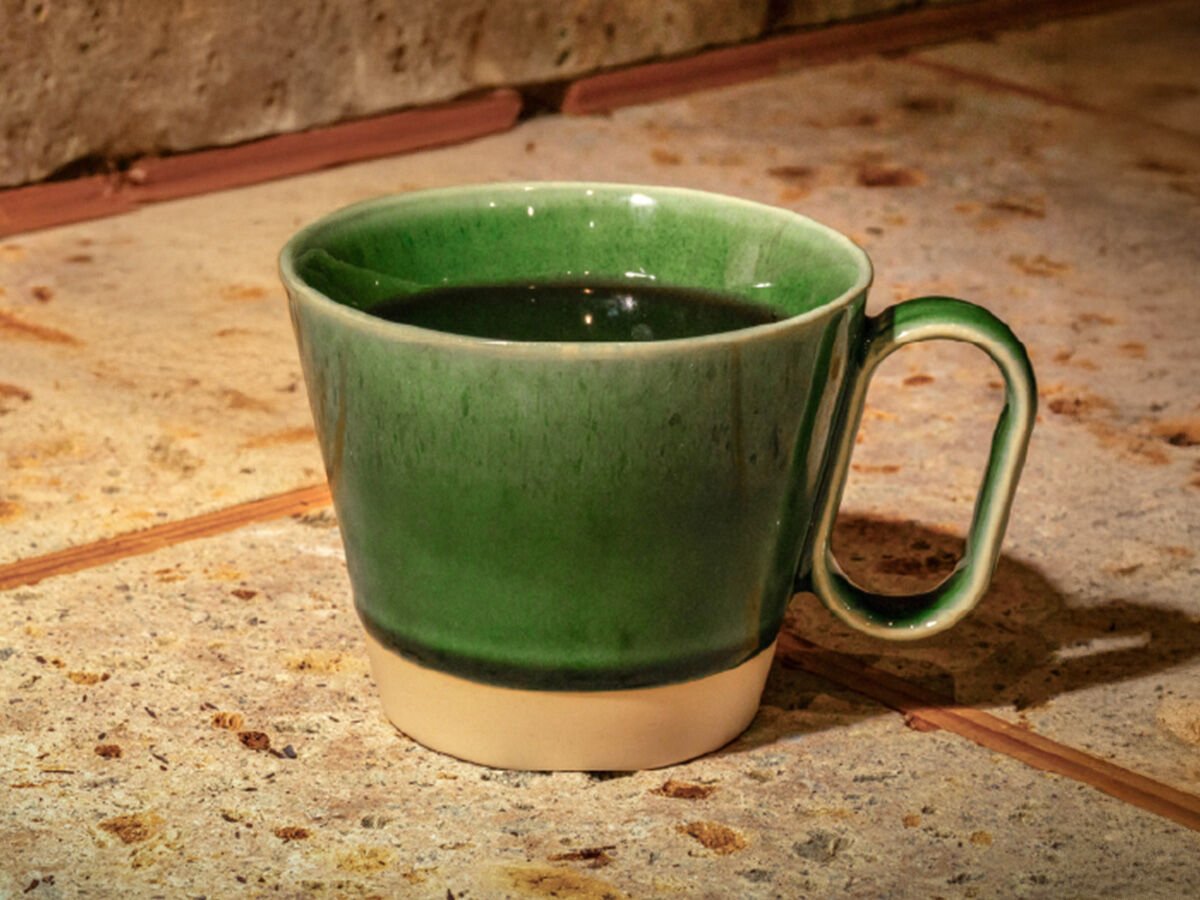 生涯を添い遂げるマグ 瀬戸焼 竹堂園 織部