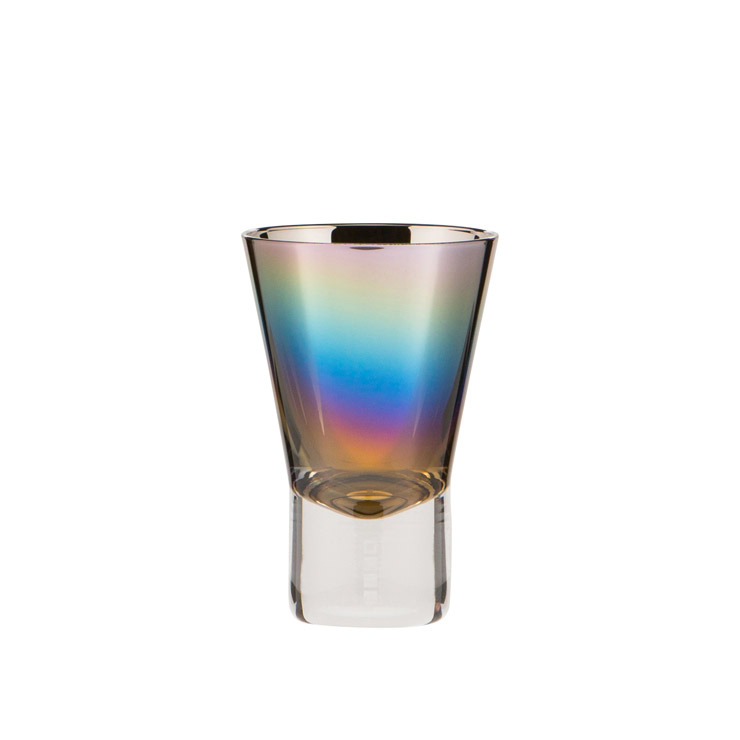 生涯を添い遂げるグラス ショット チタンコート 虹色 ショットグラス ウイスキーグラス image number 3