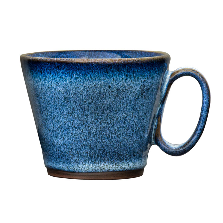生涯を添い遂げるマグ 新庄東山焼 レギュラー ブルー マグカップ コーヒーカップ 陶器 日本製 山形 image number 7