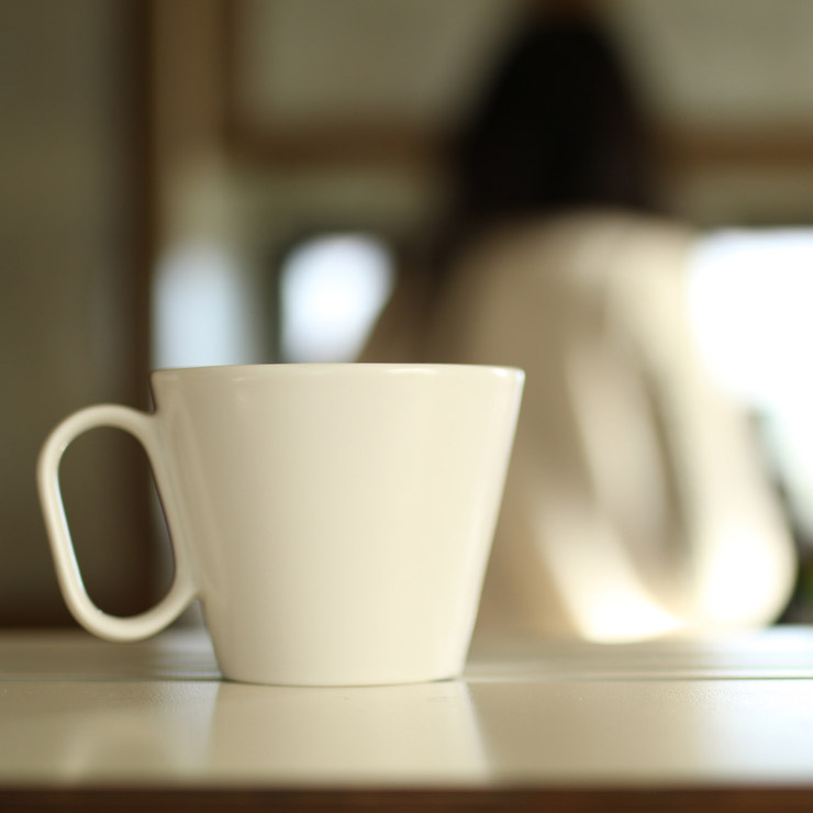 生涯を添い遂げるマグ 美濃焼 レギュラー ホワイトマット マグカップ コーヒーカップ 陶器 陶磁器 日本製 岐阜 image number 2