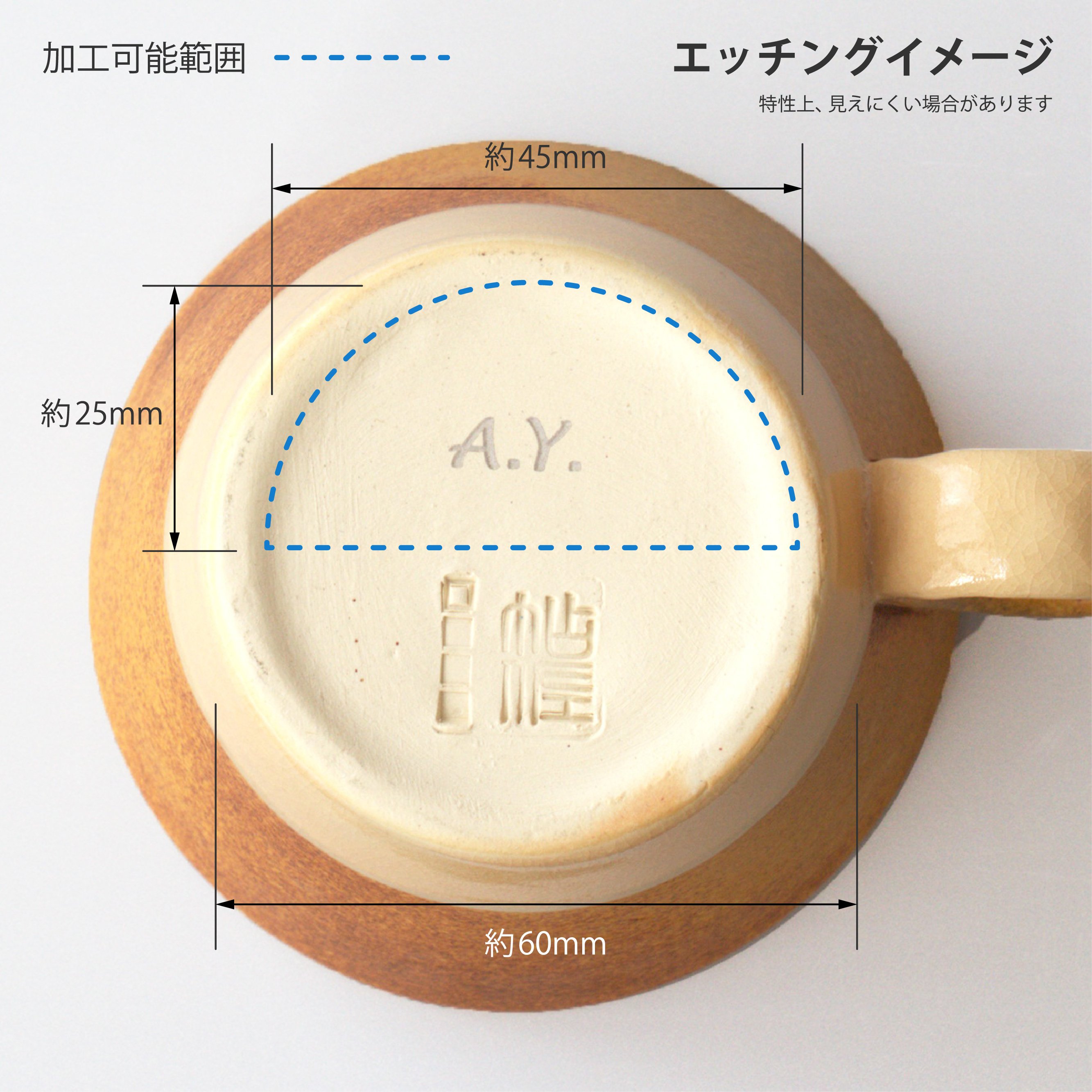 【杉箱入り】生涯を添い遂げるマグ 薩摩焼 帖佐窯 伊羅保釉 白薩摩 伊羅保釉 large image number 10