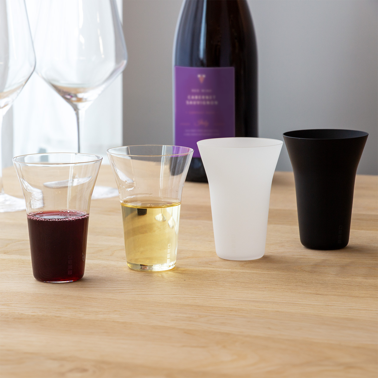生涯を添い遂げるグラス WINEタンブラー うす吹き フロスト 杉箱入り フロスト large image number 1