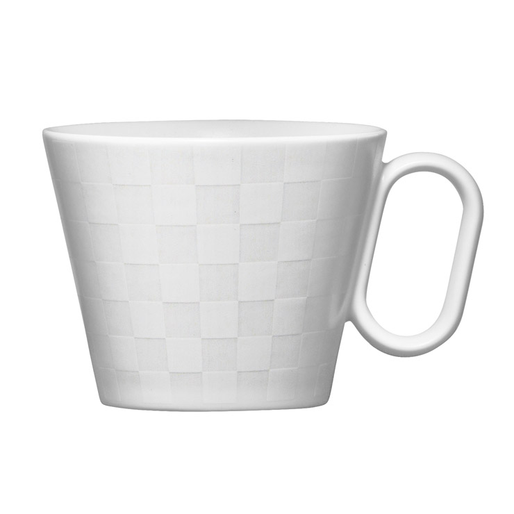 生涯を添い遂げるマグ 有田焼 レギュラー 市松 ホワイトマット マグカップ コーヒーカップ 磁器 日本製 佐賀 image number 6