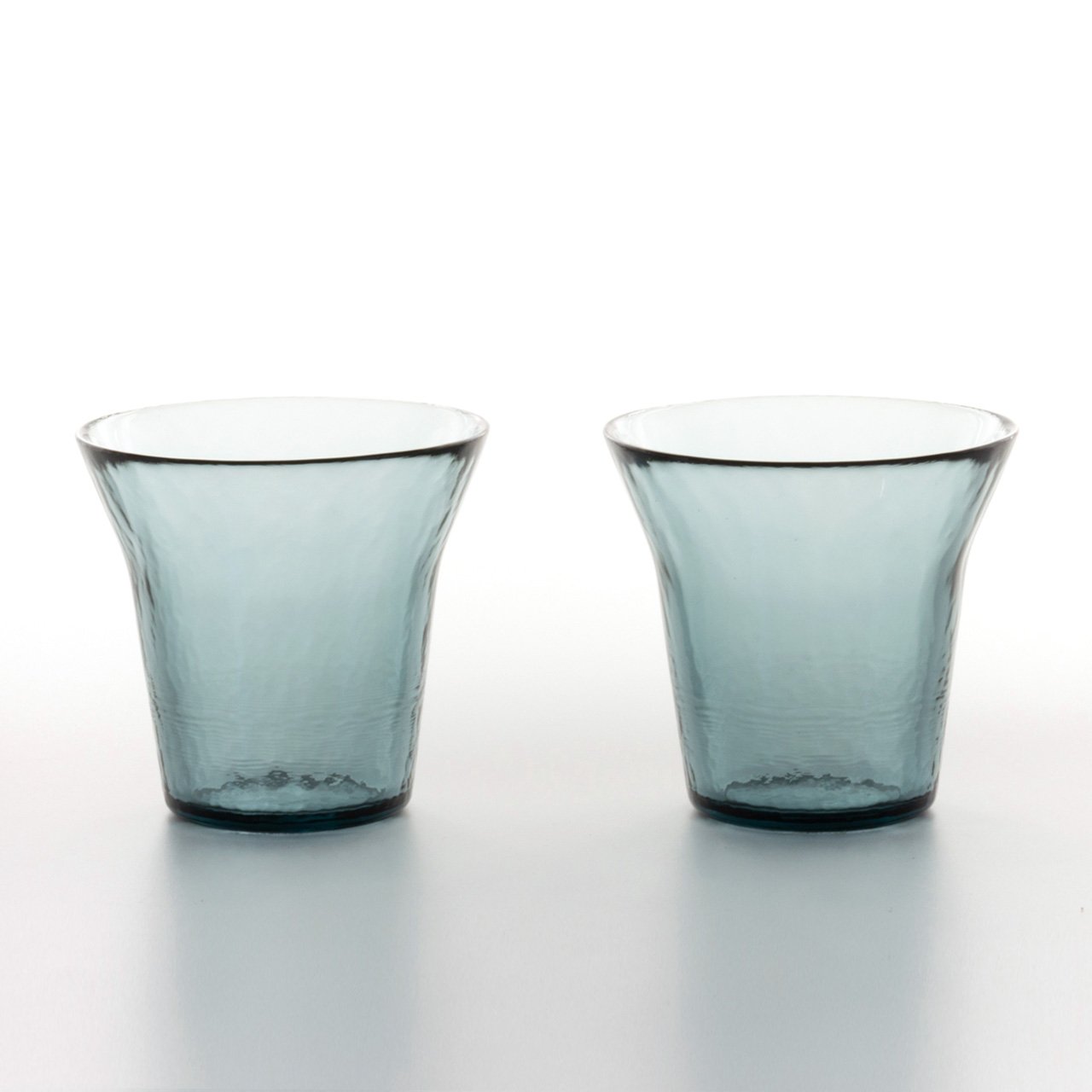 生涯を添い遂げるグラス タンブラー （津軽びいどろ） ペアセット ブルー 同色セット ギフトボックス入り