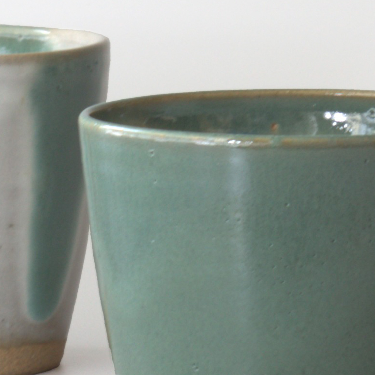 生涯を添い遂げるマグ 越中三助焼 ペアセット 緑釉・緑釉流し ギフトボックス入り ペアセット 緑釉・緑釉流し large image number 6