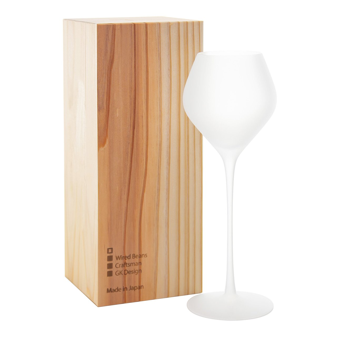 生涯を添い遂げるグラス SAKEグラス KARAKUCHI フロスト 杉箱入り