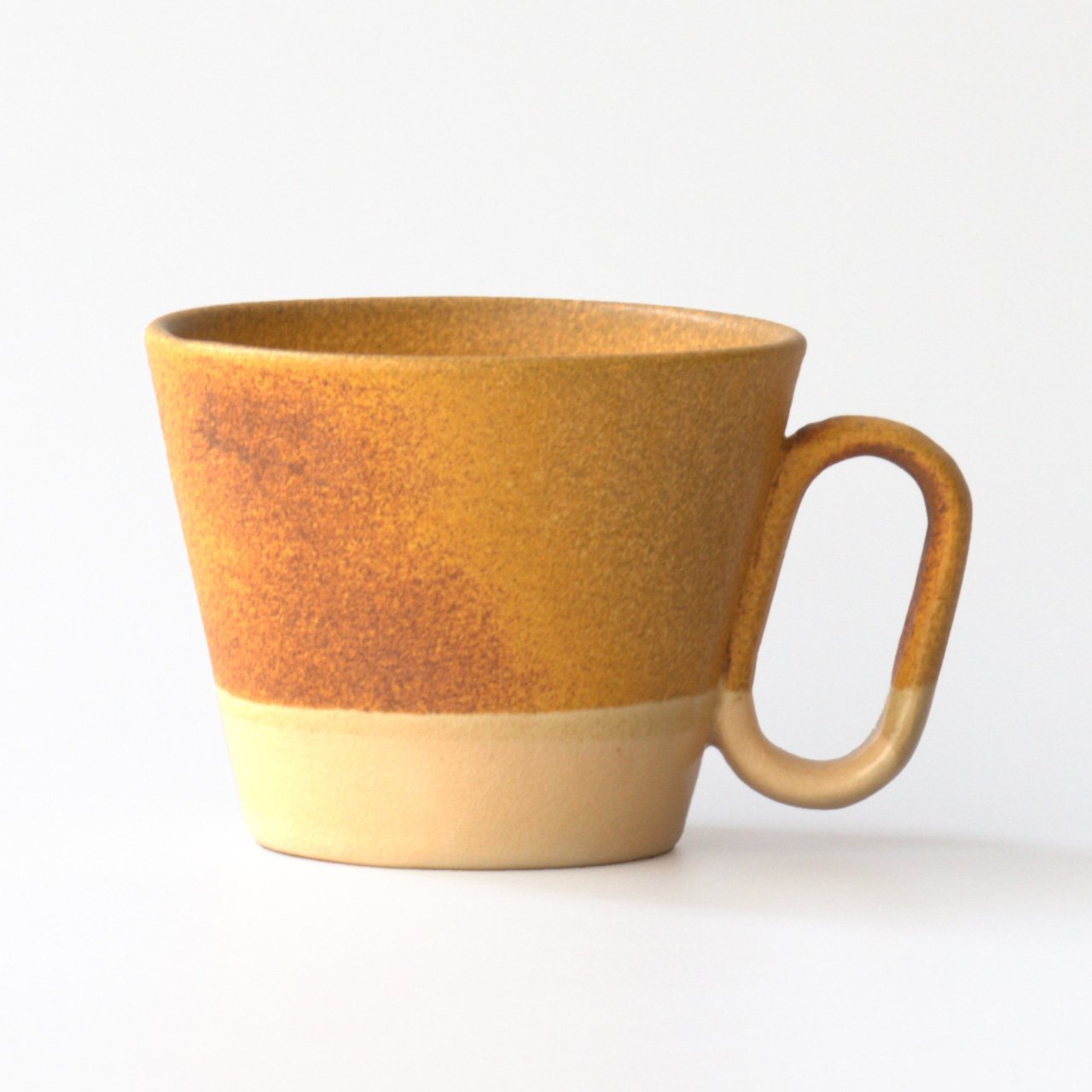 生涯を添い遂げるマグ 薩摩焼 帖佐窯 伊羅保釉 白薩摩