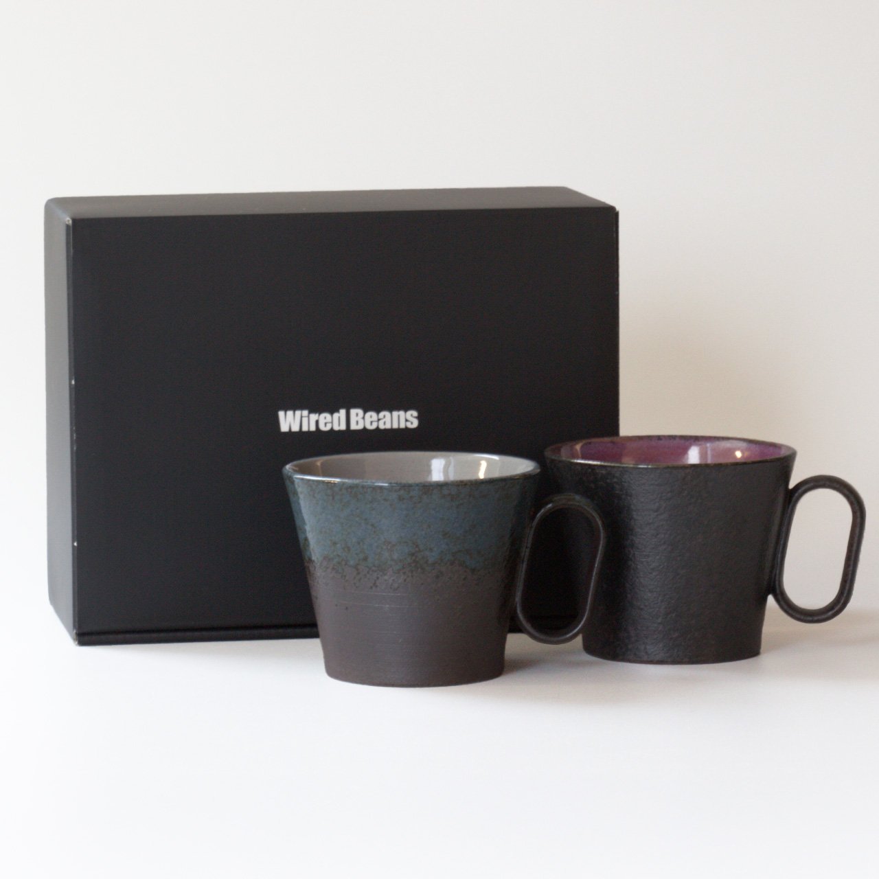 生涯を添い遂げるマグ 越前焼 竜仙窯 ペアセット 土灰釉・均窯釉 ギフトボックス入り ペアセット 土灰釉・均窯釉 large image number 1