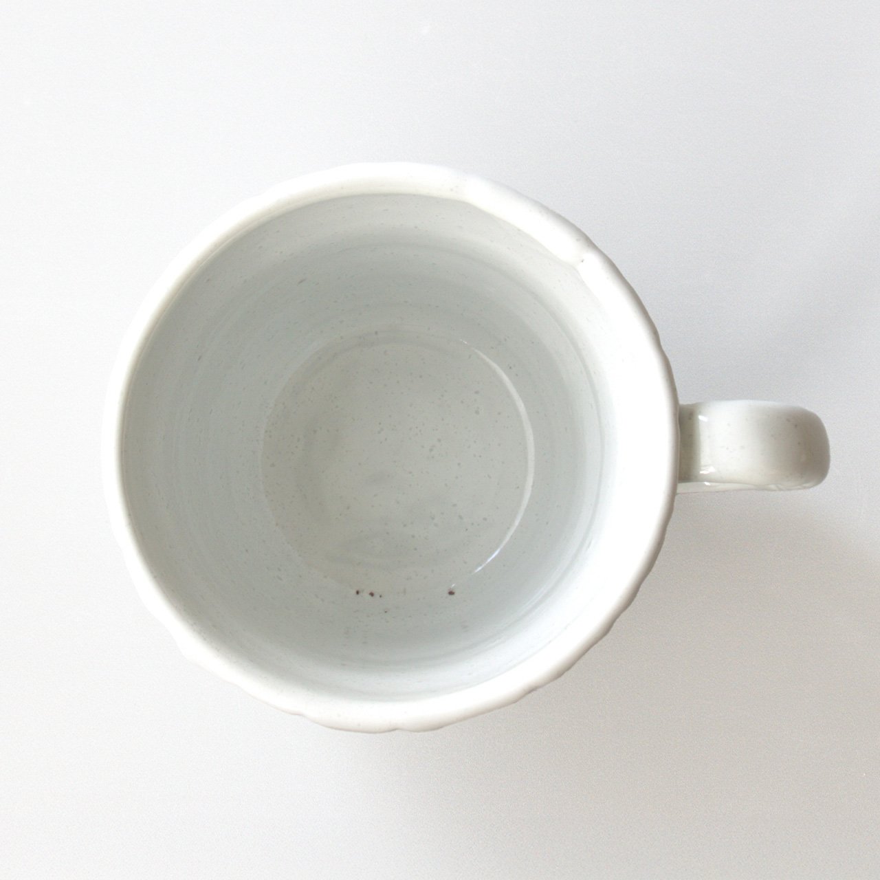 生涯を添い遂げるマグ 萩焼 光彩庵 鬼萩 白萩釉 杉箱入り  large image number 5