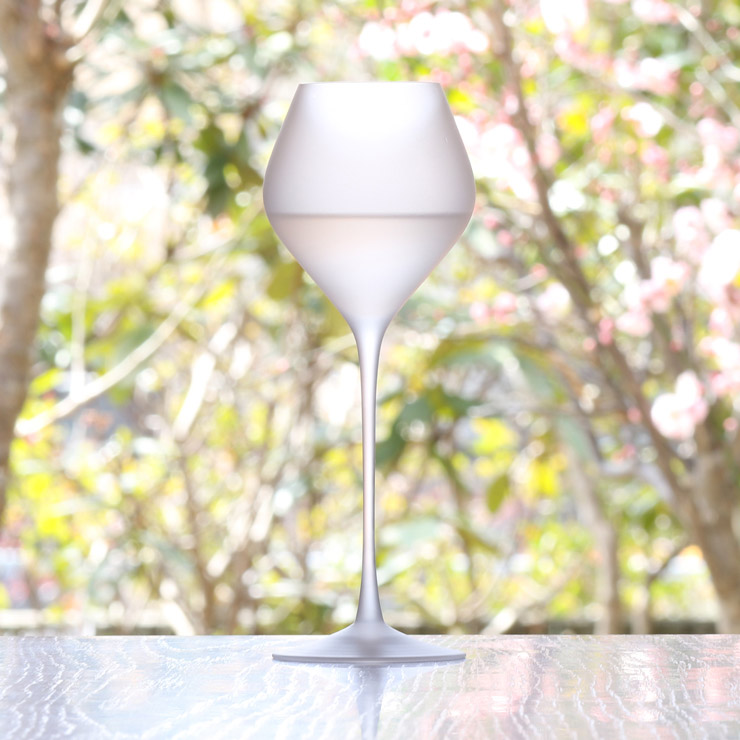 生涯を添い遂げるグラス SAKEグラス KARAKUCHI フロスト 白 日本酒グラス 辛口 純米酒 シャンパングラス image number 3
