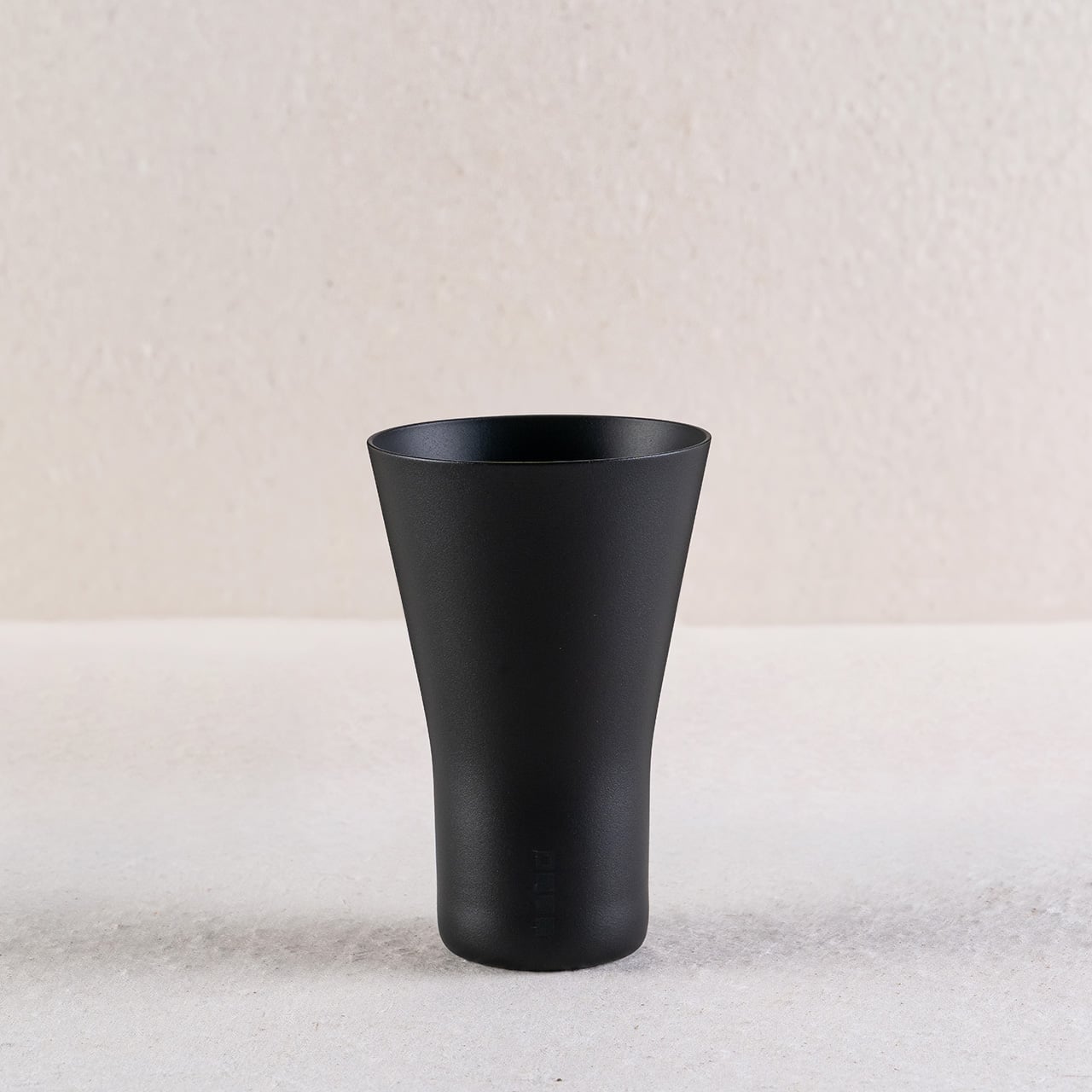 生涯を添い遂げるグラス SAKEタンブラー うす吹き ブラックマット 杉箱入り