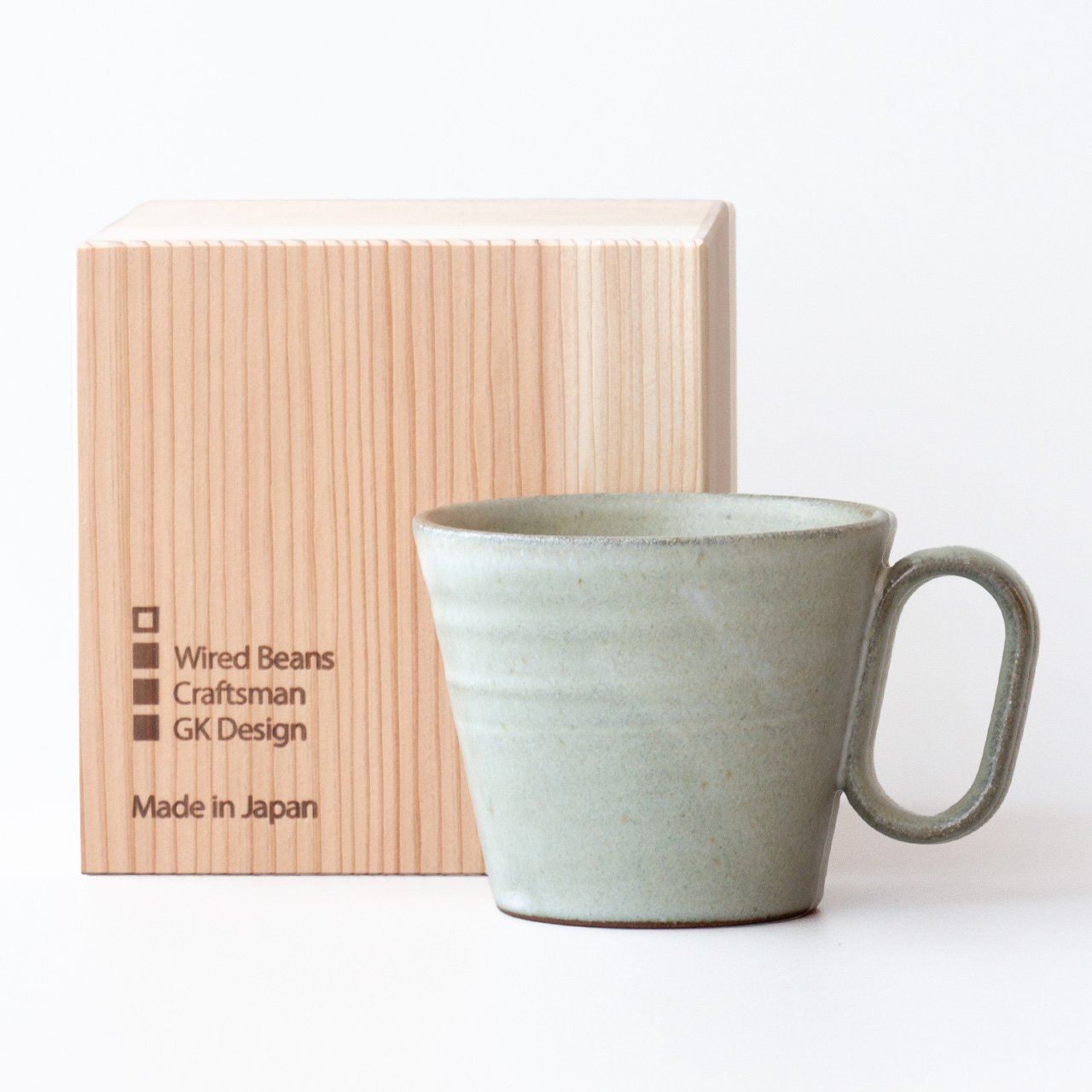 【杉箱入り】生涯を添い遂げるマグ 内原野焼 陽和工房 卯の花