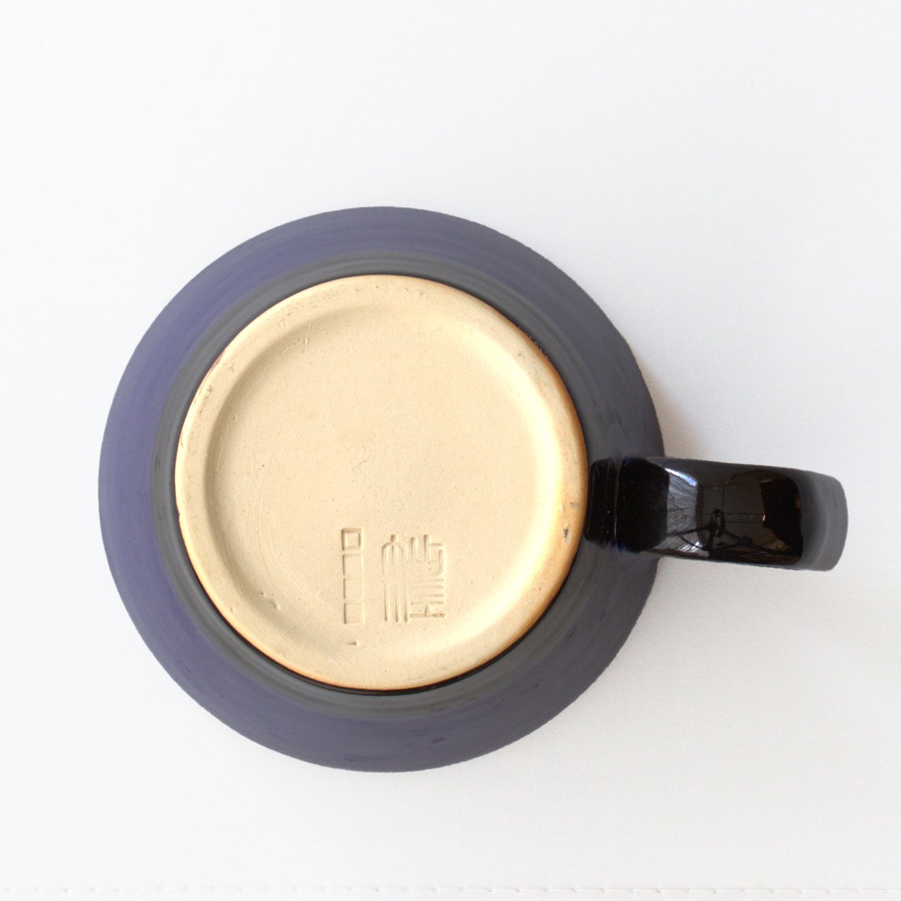 【杉箱入り】生涯を添い遂げるマグ 薩摩焼 帖佐窯 瑠璃釉 黒薩摩 瑠璃釉 large image number 6